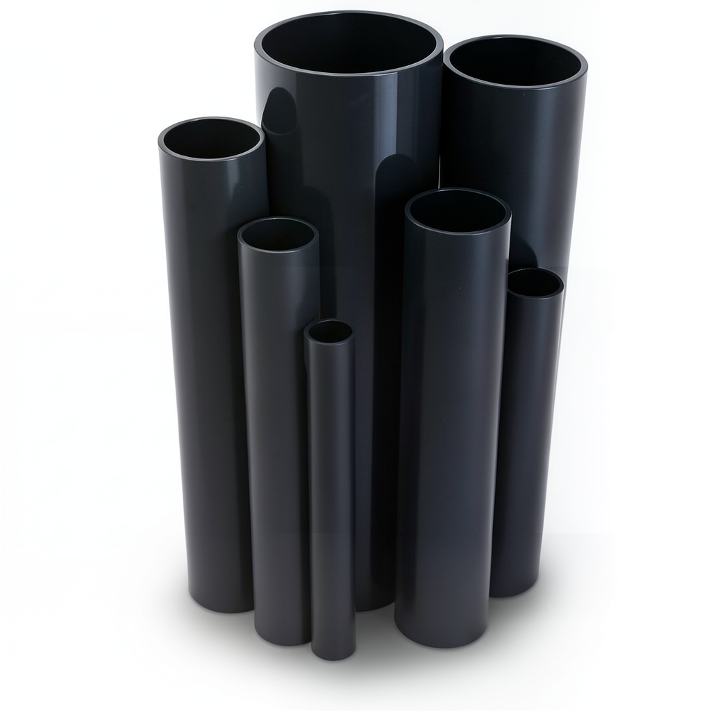 UPVC Pipes Pressure 16 Bar Outside Diameter 90 mm Thickness 6.7 mm Black