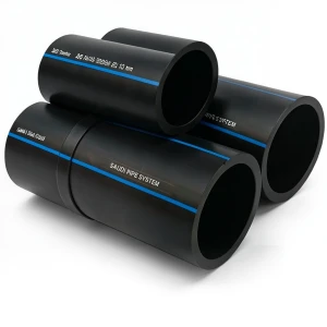 أنابيب HDPE SPS PE 100 ضغط 10 بار قطر خارجي 40 مم سمك 2.4 مم أسود | مصنع أنظمة الانابيب السعودي (SPS)