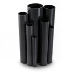 مواسير UPVC ضغط اسمي 2.5 بار قطر خارجي 125 مم سمك 1.8 مم لون اسود