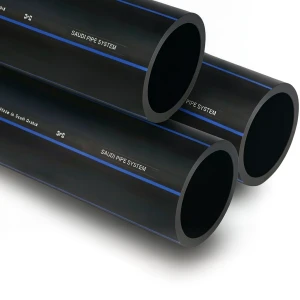 مواسير HDPE PE 100 ضغط 16 بار قطر خارجي 40 مم سمك 3.7 مم لون أسود | مصنع أنظمة الانابيب السعودي (SPS)