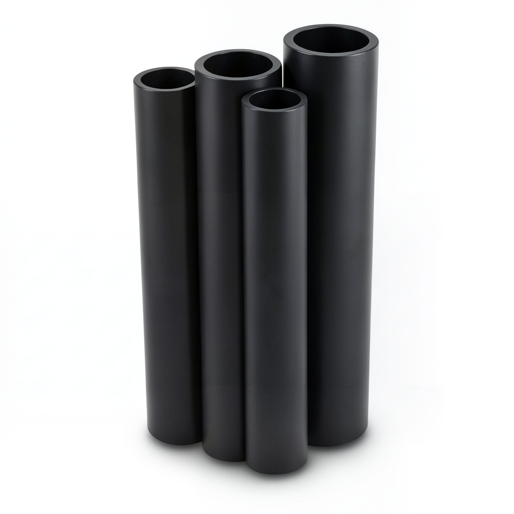 أنابيب HDPE الراجحي PE 80 ضغط 4 بار قطر خارجي 1600 مم سمك 39.2 مم أسود