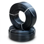 HDPE Pipes PE 80 Nominal Pressure 6 Bar Diameter 90 mm Thickness 4.1 mm Black