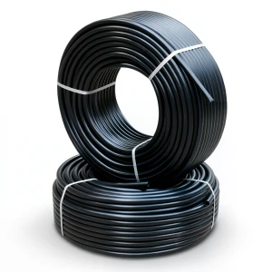 أنابيب HDPE PE 80 ضغط 6 بار قطر خارجي 50 مم سمك 2.3 مم لون أسود