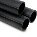 أنابيب HDPE السعودي PE 100 ضغط 16 بار قطر خارجي 20 مم سمك 2 مم لون أسود