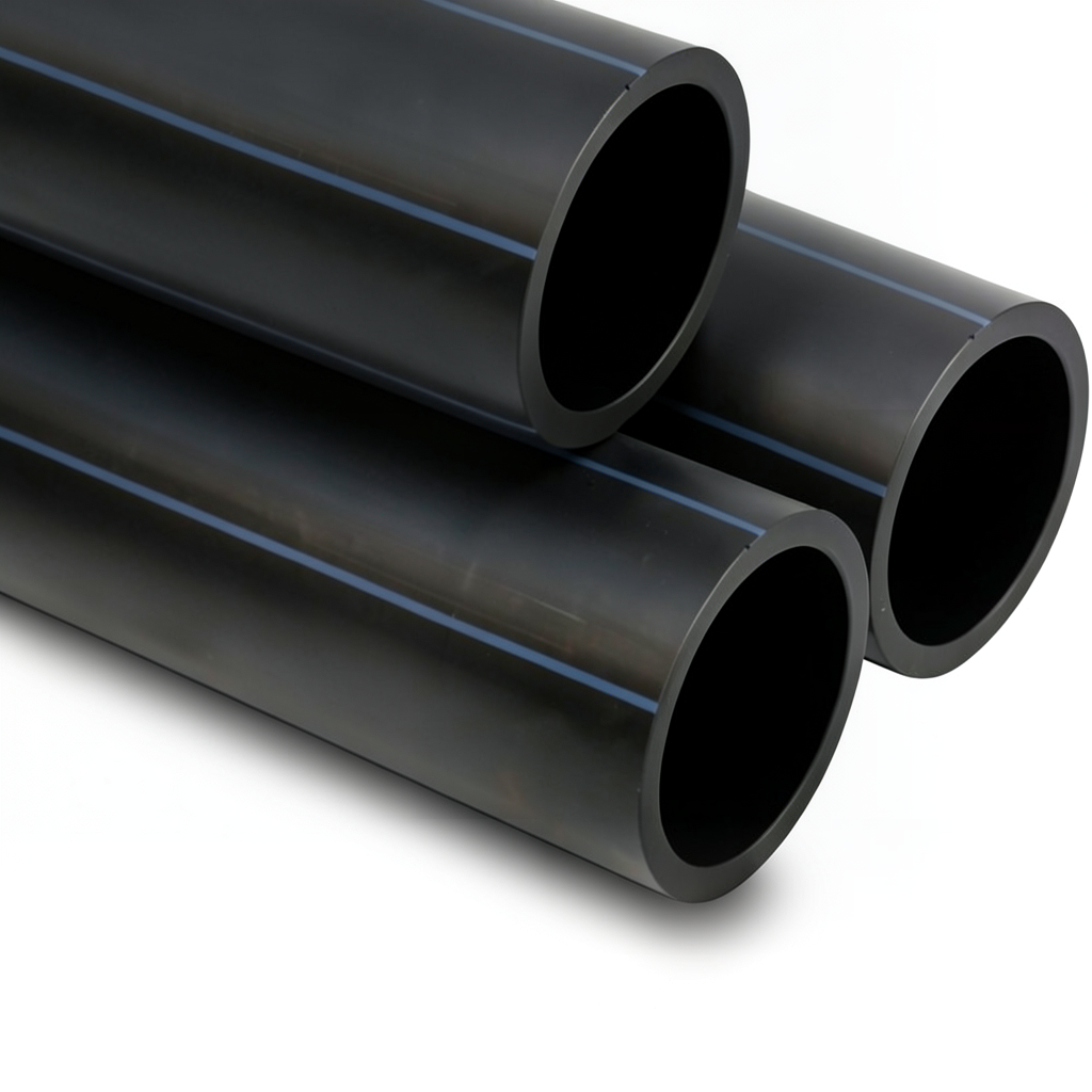 أنابيب HDPE السعودي PE 100 ضغط 16 بار قطر خارجي 20 مم سمك 2 مم لون أسود