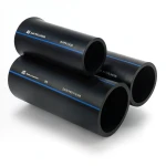 SPS HDPE Pipes PE 100 Pressure 16 Bar Outside Diameter 50 mm Thickness 4.6 mm Black | Saudi Pipes Systems (SPS)
