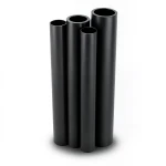 مواسير HDPE PE 80 ضغط 6 بار قطر خارجي 160 مم سمك 7.3 مم لون أسود