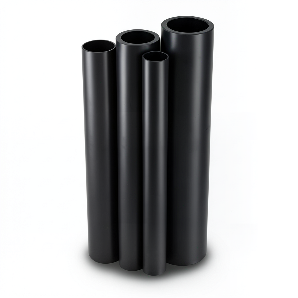 أنابيب HDPE الراجحي PE 80 ضغط 4 بار قطر خارجي 1600 مم سمك 39.2 مم أسود