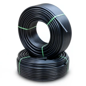 أنابيب HDPE PE 80 ضغط اسمي 6 بار قطر 40 مم سمك 1.9 مم لون أسود