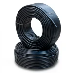 HDPE Pipes PE 80 Pressure 6 Bar Diameter 50 mm Thickness 2.3 mm Black