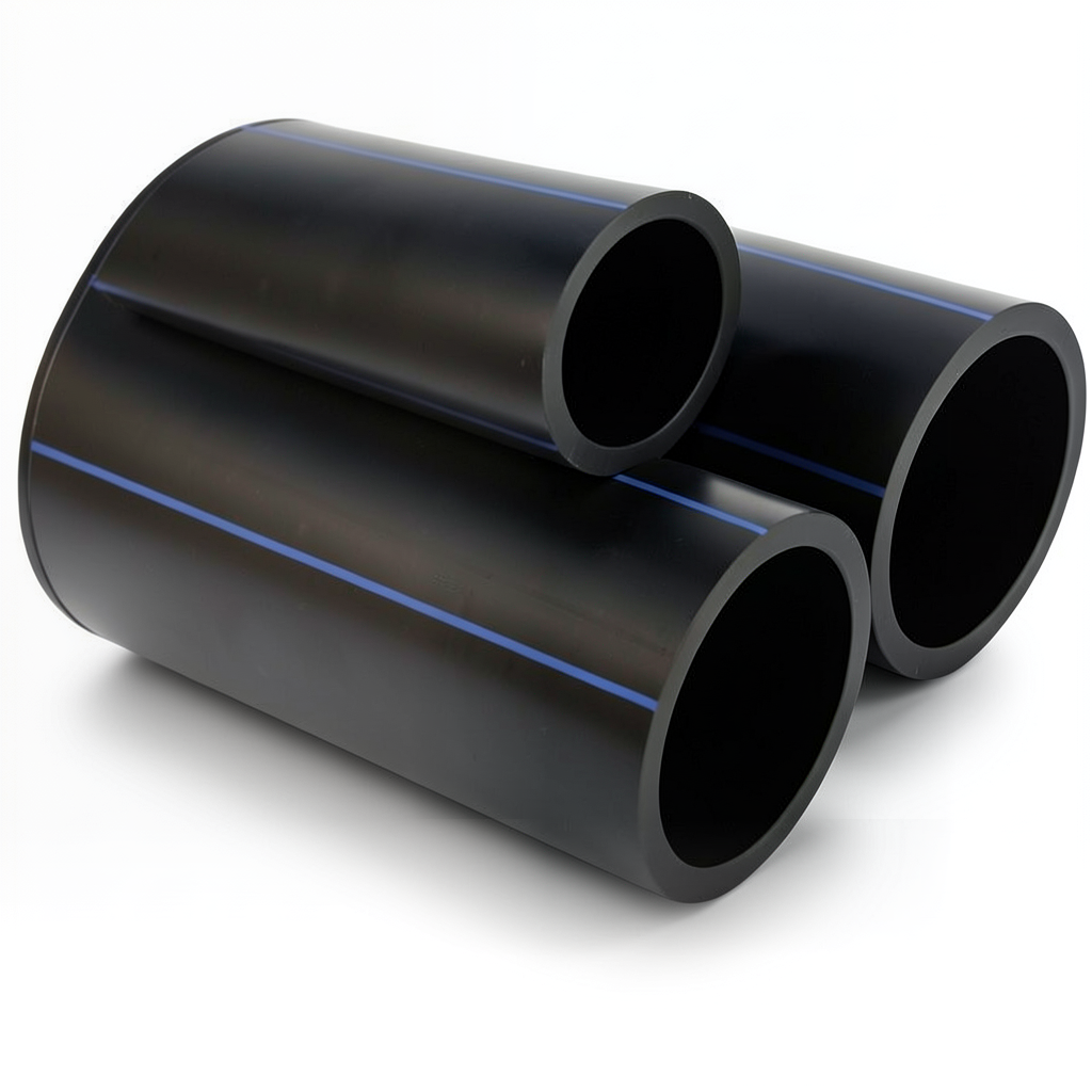 SPS HDPE Pipes PE 100 Pressure 16 Bar Outside Diameter 20 mm Thickness 2 mm Black