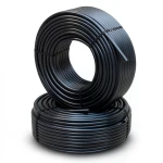 أنابيب HDPE الراجحي PE 80 ضغط 6 بار قطر 75 مم سمك 3.5 مم أسود