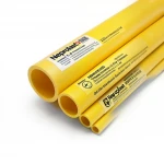 Neproplast HDPE Pipes PE 80 Pressure 16 Bar Outside Diameter 225 mm Thickness 25.2 mm Color Yellow