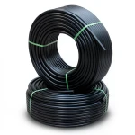 أنابيب HDPE PE 80 ضغط 6 بار قطر خارجي 110 مم سمك 5 مم لون أسود