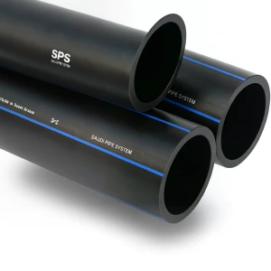 أنابيب HDPE السعودى PE 100 ضغط 10 بار قطر خارجي 32 مم سمك 2 مم لون أسود | مصنع أنظمة الانابيب السعودي (SPS)