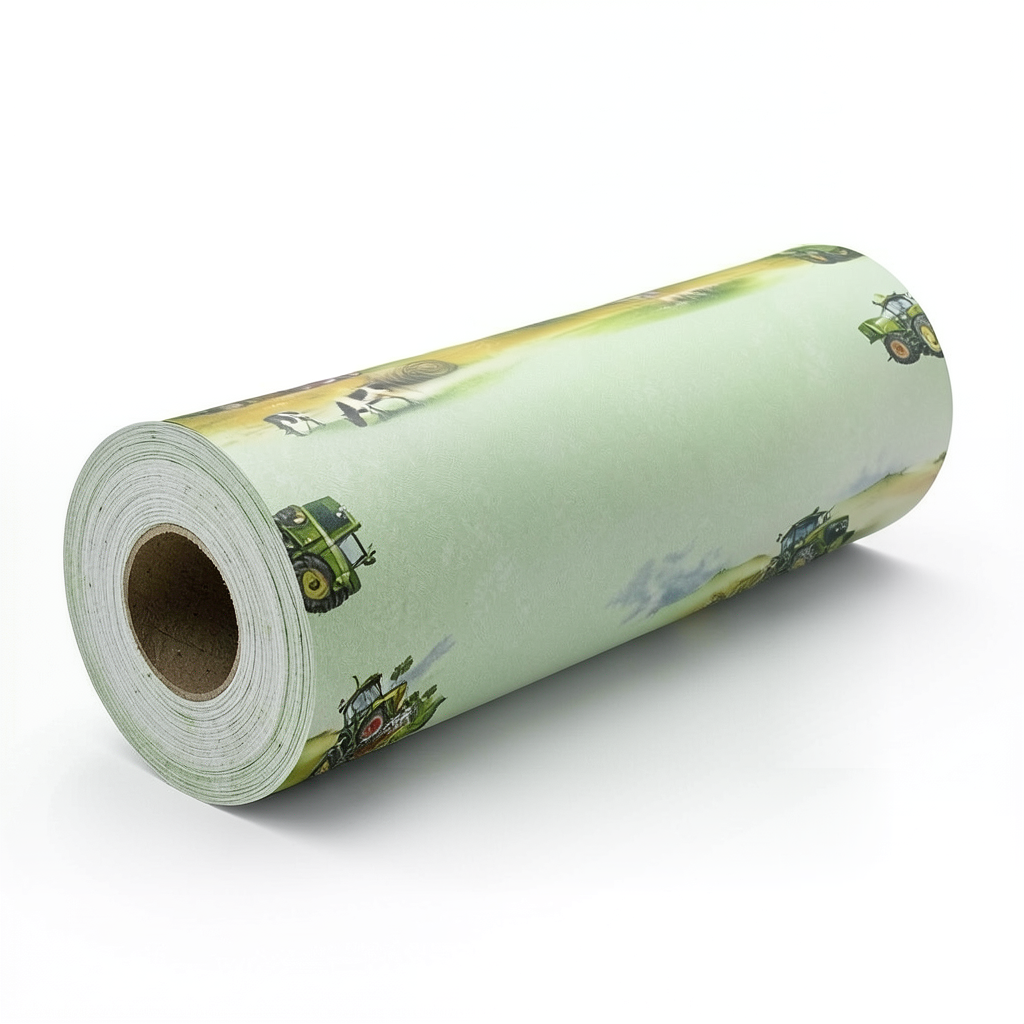 German Wallpaper Youth & Children 10m x 0.53m Light Green, Model 293302