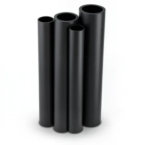 مواسير HDPE PE 80 ضغط 6 بار قطر خارجي 140 مم سمك 6.4 مم لون أسود