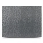 Patterned wall paper, length 10 m, width 0.70 m, dark gray color, model 14013