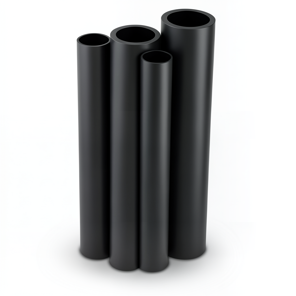 مواسير HDPE PE 80 ضغط 6 بار قطر خارجي 140 مم سمك 6.4 مم لون أسود
