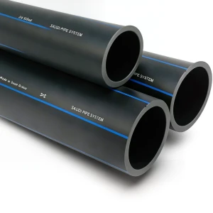 أنابيب HDPE SPS PE 100 ضغط 10 بار قطر خارجي 40 مم سمك 2.4 مم أسود | مصنع أنظمة الانابيب السعودي (SPS)