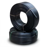 أنابيب HDPE الراجحي PE 80 ضغط 6 بار قطر 75 مم سمك 3.5 مم أسود