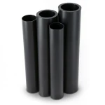 مواسير HDPE PE 80 ضغط 6 بار قطر خارجي 160 مم سمك 7.3 مم لون أسود