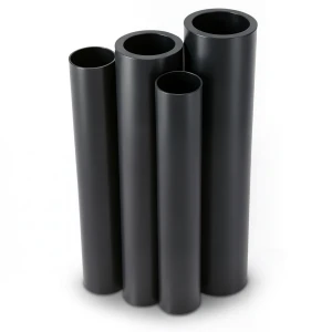مواسير HDPE PE 80 ضغط 6 بار قطر خارجي 160 مم سمك 7.3 مم لون أسود