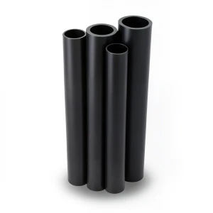 مواسير HDPE الراجحي PE 80 ضغط 6 بار قطر خارجي 180 مم سمك 8.2 مم لون أسود