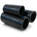 مواسير HDPE السعودى PE 100 ضغط 6 بار قطر خارجي 50 مم سمك 2 مم لون اسود | مصنع أنظمة الانابيب السعودي (SPS)