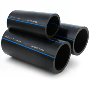 مواسير HDPE السعودى PE 100 ضغط 6 بار قطر خارجي 50 مم سمك 2 مم لون اسود | مصنع أنظمة الانابيب السعودي (SPS)