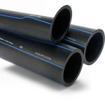مواسير HDPE من انظمة الأنابيب PE 100 ضغط 10 بار قطر خارجي 50 مم سمك 3 مم لون اسود | مصنع أنظمة الانابيب السعودي (SPS)