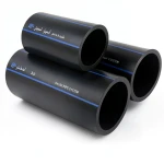 SPS HDPE Pipes PE 100 Pressure 16 Bar Outside Diameter 50 mm Thickness 4.6 mm Black | Saudi Pipes Systems (SPS)