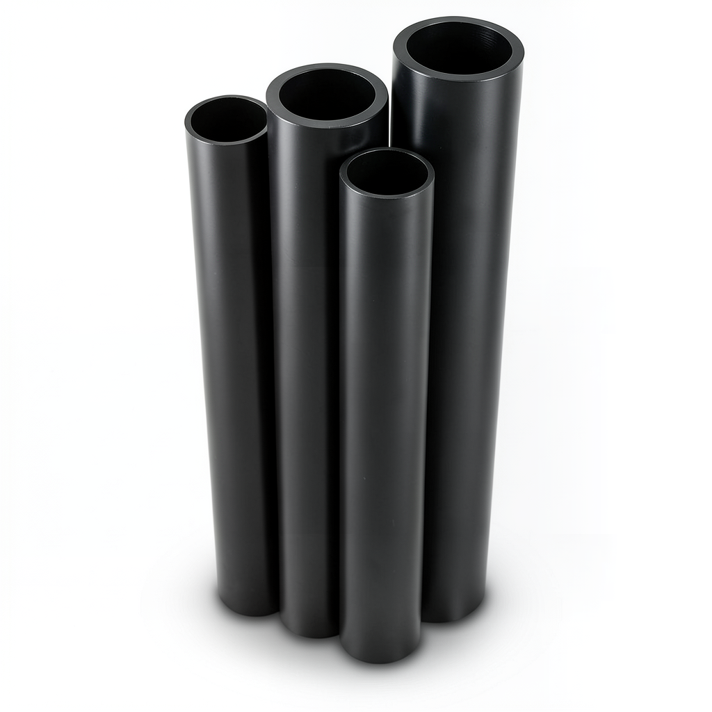 مواسير HDPE الراجحي PE 80 ضغط 6 بار قطر خارجي 180 مم سمك 8.2 مم لون أسود