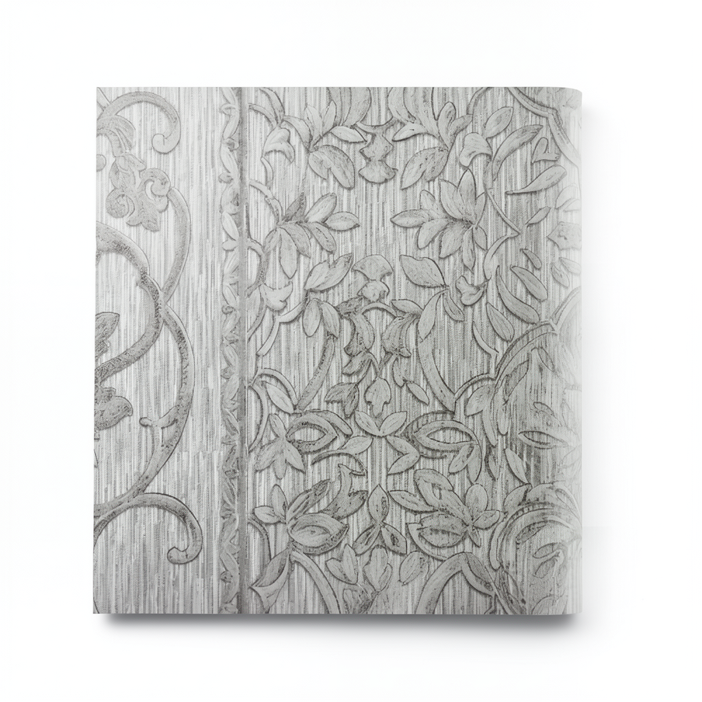 Classic Wallpaper Gray Color Length 10m Width 1.06m Model Z21826
