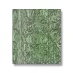 ورق جدران كلاسيك 10 م × 1.06 م لون أخضر، موديل Z21829
