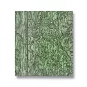 ورق جدران كلاسيك 10 م × 1.06 م لون أخضر، موديل Z21829