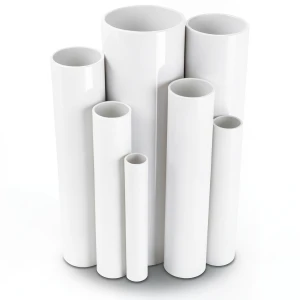 مواسير UPVC ضغط اسمي 2.5 بار قطر خارجي 110 مم سمك 1.8 مم لون أبيض