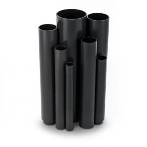 مواسير UPVC ضغط 2.5 بار قطر خارجي 110 مم سمك 1.8 مم لون اسود