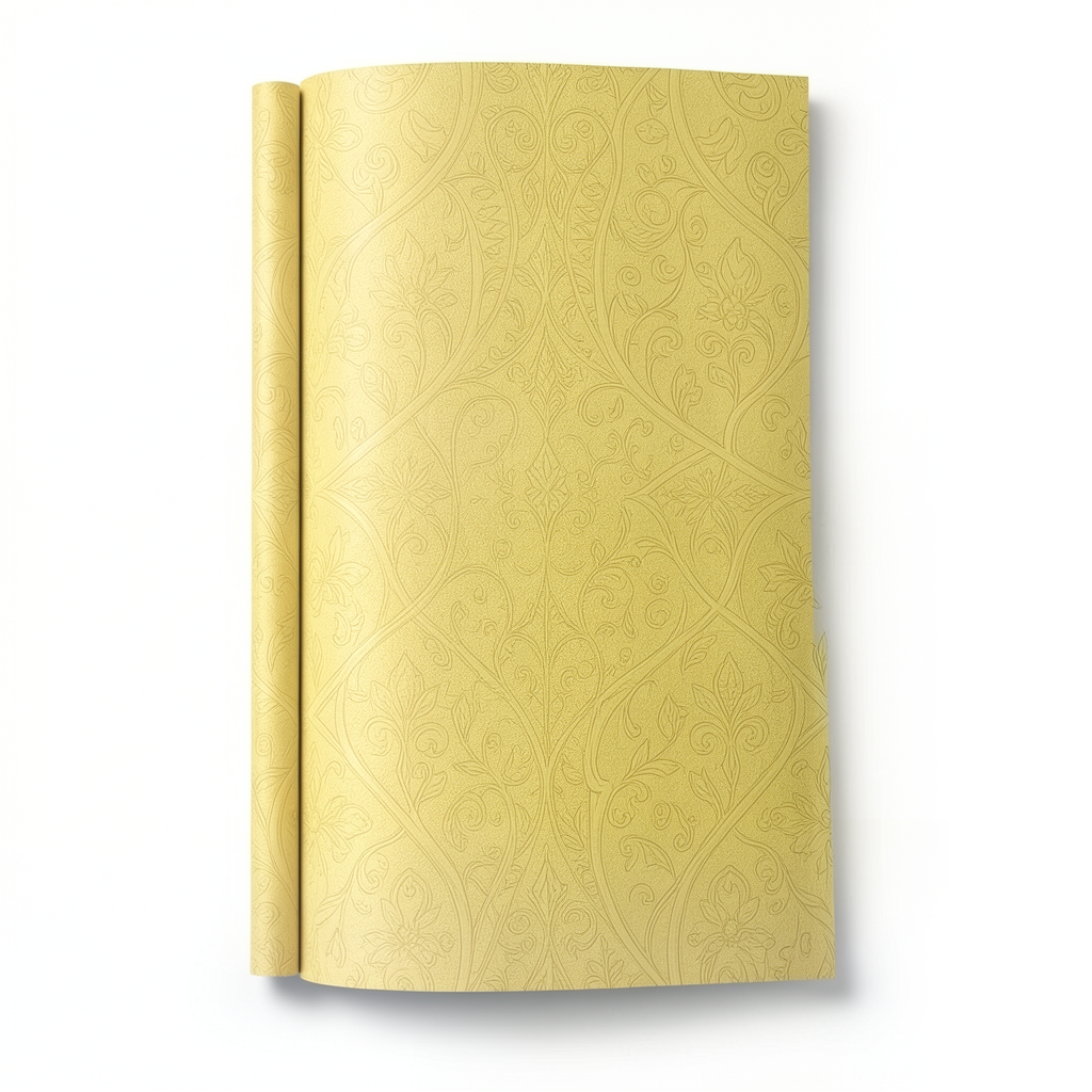 Youth and Children Wallpaper 10m x 0.53m Yellow, Model 489514