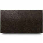Italian wallpaper, dark brown color, patterned design, size 10 m x 0.70 m, model 14032