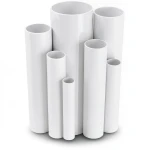 مواسير UPVC ضغط اسمي 2.5 بار قطر خارجي 110 مم سمك 1.8 مم لون أبيض