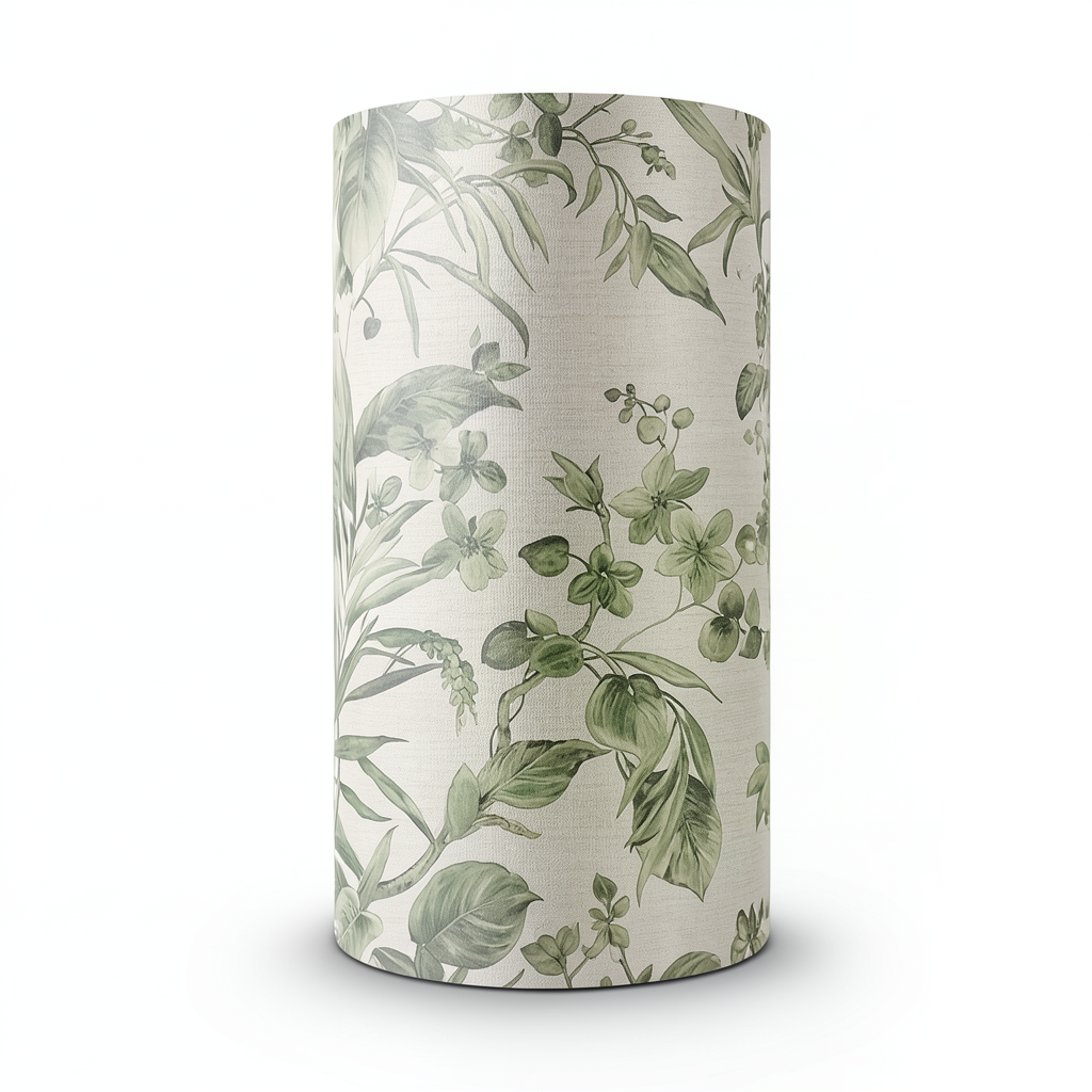Italian Wooded Wallpaper Size 10m×1.06m Beige with Green, Model Z21839