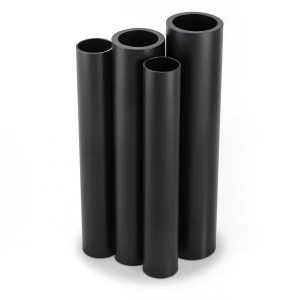 مواسير HDPE الراجحي PE 80 ضغط 6 بار قطر خارجي 200 مم سمك 9.1 مم لون أسود