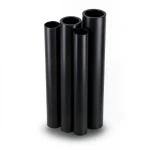 مواسير HDPE PE 80 ضغط 6 بار قطر خارجي 225 مم سمك 10.3 مم لون أسود