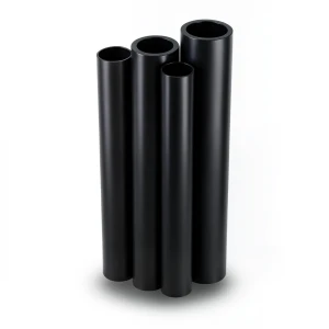 مواسير HDPE PE 80 ضغط 6 بار قطر خارجي 225 مم سمك 10.3 مم لون أسود