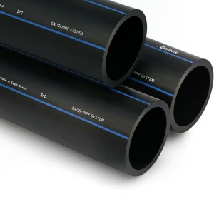 مواسير HDPE من انظمة الأنابيب PE 100 ضغط 6 بار قطر خارجي 63 مم سمك 2.5 مم لون اسود | مصنع أنظمة الانابيب السعودي (SPS)