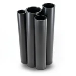 مواسير HDPE PE 80 ضغط 6 بار قطر خارجي 280 مم سمك 12.8 مم لون أسود