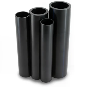 مواسير HDPE PE 80 ضغط 6 بار قطر خارجي 315 مم سمك 14.4 مم لون أسود