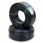 أنابيب HDPE  نيبروبلاست PE 80 ضغط 16 بار قطر خارجي 50 مم سمك 5.6 مم لون اسود