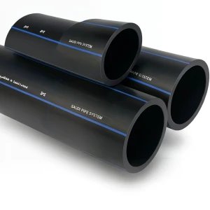 أنابيب HDPE السعودى PE 100 ضغط 10 بار قطر خارجي 63 مم سمك 3.8 مم لون اسود | مصنع أنظمة الانابيب السعودي (SPS)